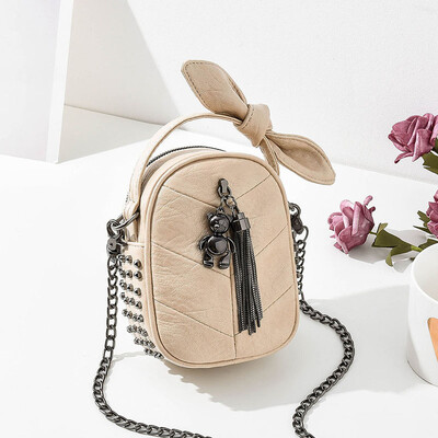 

The fashion of the new female Korean version fashion one shoulder slanted the womens bag&the mini mobile phone bag is 100 tim