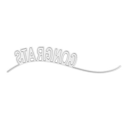 

Metal Cutting Dies Stencils for DIY Scrapbooking Photo Album Congrats Card