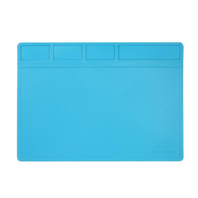 

280200mm Heat Insulation Silicone Pad for BGA Soldering Repair Solder Station Mat High Temperature Maintenance Platform with Rule