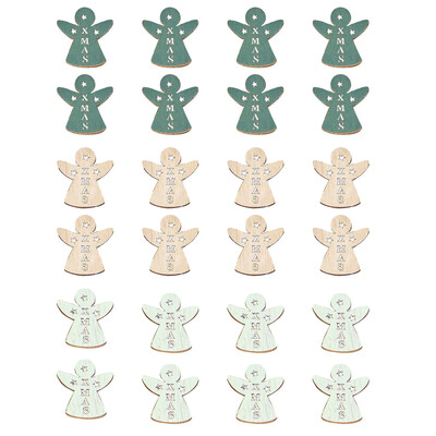 

Toponeto Christmas Ornaments Wooden Xmas Tree Hanging Crafts Decor for Christmas Tree