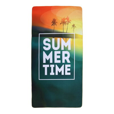 

Quick-drying bath towel outdoor sports towel quick-drying beach towel gradient coconut tree non-stick sand beach towel