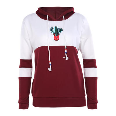 

Women Punk Style Cactus Print Hoodies Men Casual Pullovers Sweatshirt Tops