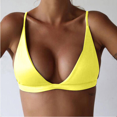 

Roseonmyhand Women Push-Up Padded Bikini Top Bandeau Swimwear Swimsuit Beachwear