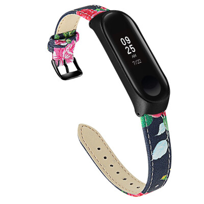 

ECSEM Leather Band for Xiaomi Mi Band 3 Mi 4 Bracelet Slim Sport Bands Strap for Xiaomi Mi Band 3 Accessories