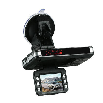 

Anti Radar Detector Car DVR 2 in 1 720P Dash Cam Radar Speed Detector with Full Band Mute Button Loop Recording G-Sensor