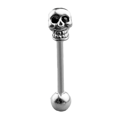 

Stainless Steel Punk Skull Tongue Ring Nail Body Piercing Jewelry
