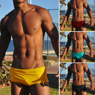 

Mens Swim Shorts Beach Swimwear Swimming Trunks Underwear Boxer Briefs Pants