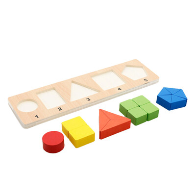 

Tailored Color Shape Recognition Wooden Geometric Board Sorting Block Toys Kids Learning