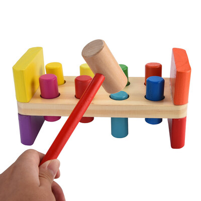 

Preschool Children Piling Beat Hammer Percussion Wooden Educational Toys