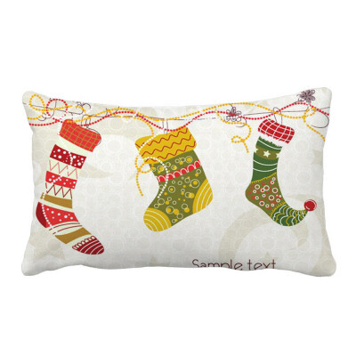 

Tailored Christmas Pillow Sofa Waist Throw Cushion Cover Home Decor A