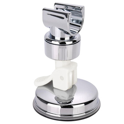 

Gobestart Shower Head Handset Holder Chrome Bathroom Wall Mount Adjustable Suction Bracket