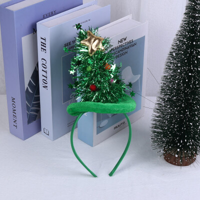 

YIWULAChristmas Headband Santa Xmas Party Decor Toy Hair Band Clasp Head Hoop