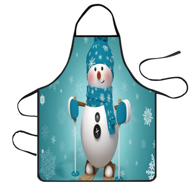 

Siaonvr Christmas Decoration Waterproof Apron Kitchen Aprons Dinner Party Apron