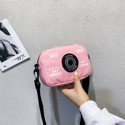 

Tailored Fashion Women Camera-Like Canvas Shoulder Bags Crossbody Bags Cute Weird bags