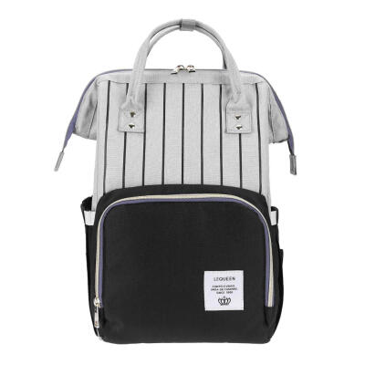 

Travel Backpack Stripe Mummy Maternity Diaper Bags Large Capacity Baby Care