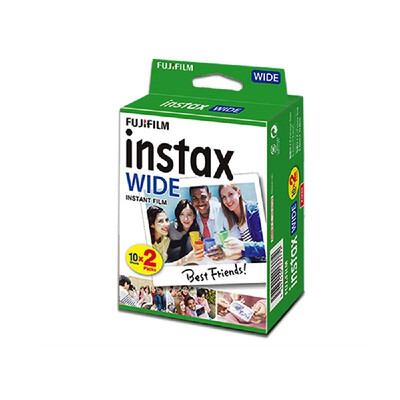 

Fujifilm Fujifilm Polaroid 5 inch photo paper once imaging instax210 W300 wide white photo paper 5 inch black&white time a