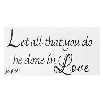 

Greensen Removable PVC English Proverbs Adage Wall Stickers Art Decor Home