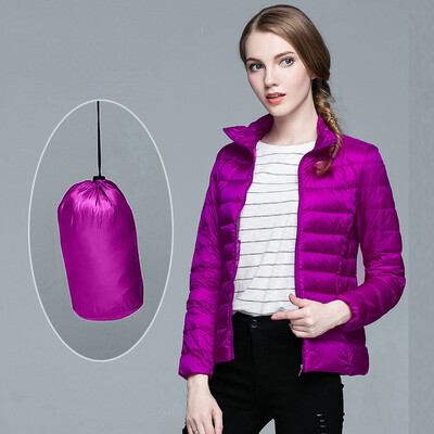 

Toponeto Fashion Women Lightweight Down Jacket Winter Jackets Slim Long Sleeve Overcoat