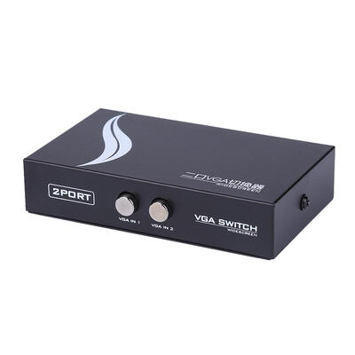 

130MHz 1 to 2 Monitor Switch VGA Video Splitter Converter Adapter Box
