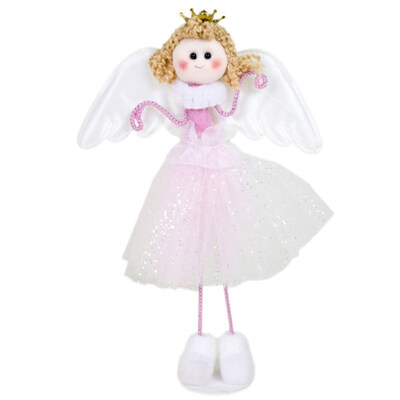 

Christmas Angel Girl Doll Ornament Xmas Tree Desktop Showcase Party Home Decor