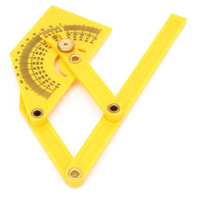 

Greensen Plastic 180 Degree Pointer Protractor Angle Ruler Woodworking Measuring Carpenter Tool