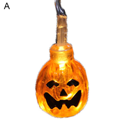 

5m 10 LEDs Hanging Pumpkin Skull String Lights Lamp Garden Home Party Decor