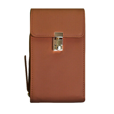 

3 Layers Faux Leather Handbag Phone Wallet Crossbody Purse Bank Card Holder