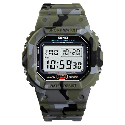 

SKMEI 1471 Analog Digital Watch Luminous Outdoor Sport Watch Men Digital Watch 5Bar Waterproof Alarm Clock Cowboy Military Fashion