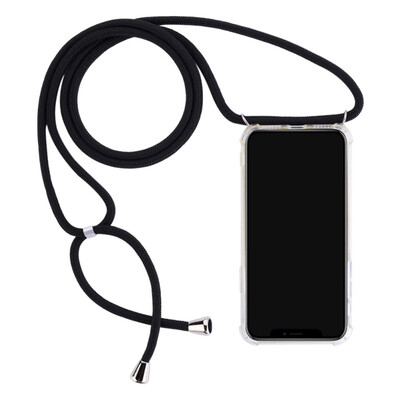 

Mobile Phone Case For SamSung Galaxy S10E With Rope Tpu Transparent Four Corners Shatter-resistant Anti-Drop