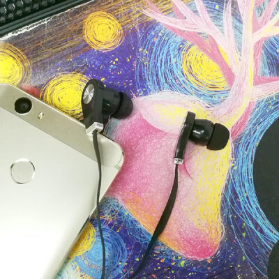 

35mm Wired Headphone In-Ear Headset Stereo Music Smart Phone Earphone Earpiece Hands-free with Microphone