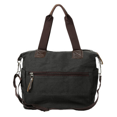 

Retro Men Women Canvas Handbag Large Capacity Casual Shopping Travel Crossbody Bag Shoulder Messenger Bag