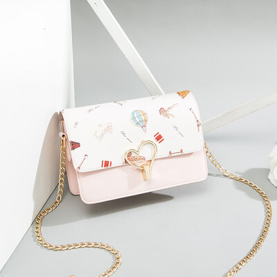 

Ins net red female summer Joker chain small square bag simple fashion shoulder slung bag