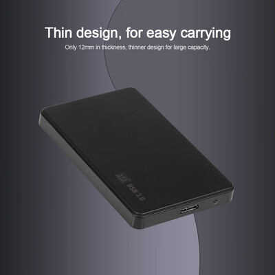 

25inch USB 30 Mobile HDD External Hard Drive Disk Portable HD High Speed Transfer Plug & Play 2TB