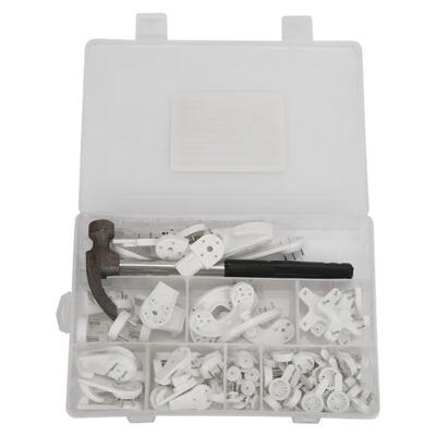 

Greensen 96PCS Wall Mount Picture Photo Frame Hook Seamless Nail Needle Wall Hanger Hook Accessories