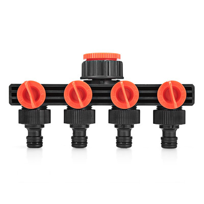 

Garden Tool Pipe Connector 4-way Water Separator Plastic Joint