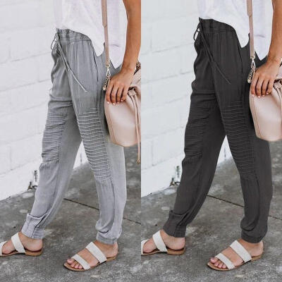 

Women Jogger Dance Sportwear Baggy Harem Pants Casual Slacks Trousers Sweatpants