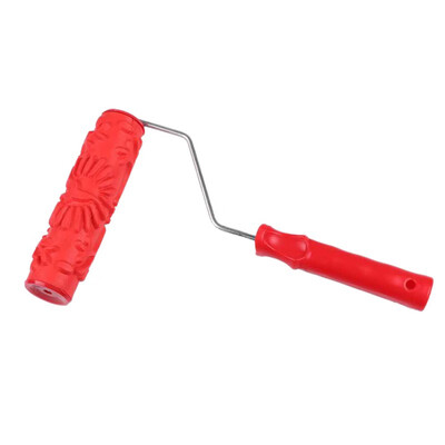 

3D Flower Pattern Paint Roller for Wall Painting Decoration Home DIY Paint Roller with Handle Home Wall Painting Accessories