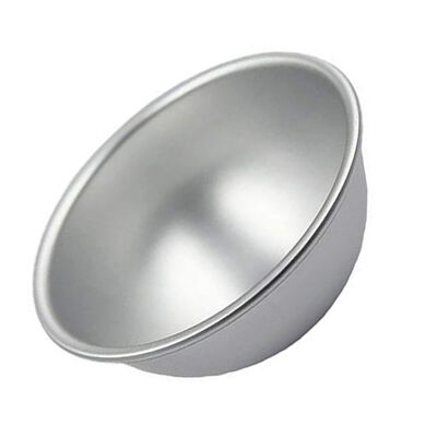

6pcs Aluminum Alloy Half Ball Cake Mold Fast Shaping Mould Round Easy Bake Pan Bakery Tools
