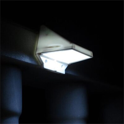 

Gobestart Solar Light Bulb Outdoor Garden Lamp Waterproof Night Security Wall Light 4LED