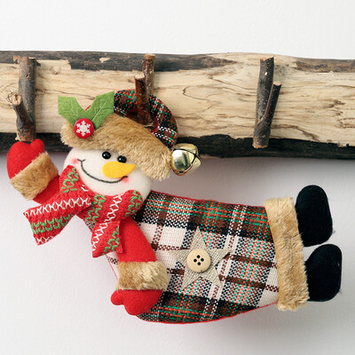 

Siaonvr Christmas Tree Ornament Doll Hanging Snowman Santa Claus Door Window Decoration