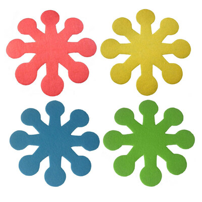 

Flower Placemat Easter Party Table Mat Protector Non-slip Bowl Pad Coaster Decor