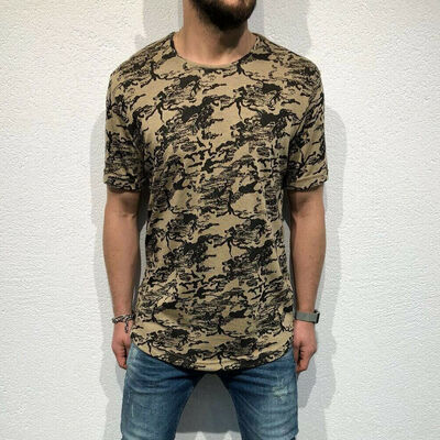 

Fashion Men T-Shirt Casual Print Fashion O Neck Mens Short Sleeve T-Shirt Tops
