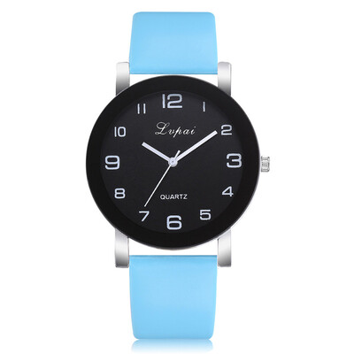 

Hot Sale Watches Women Roman Numerals Disc Quartz Wristwatch Leather Strap Wristwatch Ladies Clocks Gift Relogios Feminino