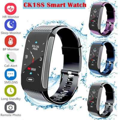 

CK18S Smart Watch Heart Rate Monitor Fitness Tracker Activity Sports Women Step