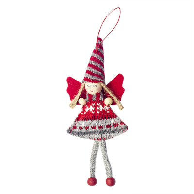 

Gobestart Lovely Christmas Tree Decorations Cloth Doll Pendant Hanging Party Home