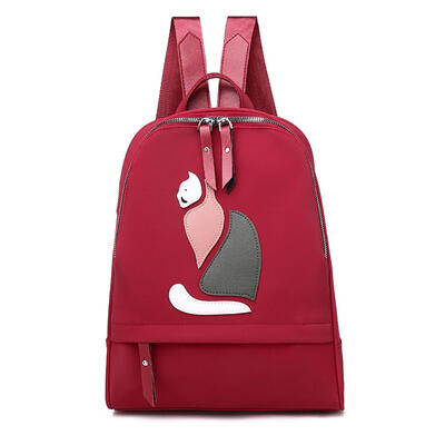 

Cute Cat Casual Backpack Women Teens Girl Travel Oxford Student School Bag