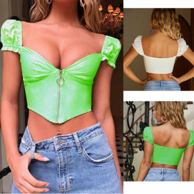 

Women Sexy Casual Tank Top Vest Blouse Sleeveless Summer Crop Top Shirt Cami Top