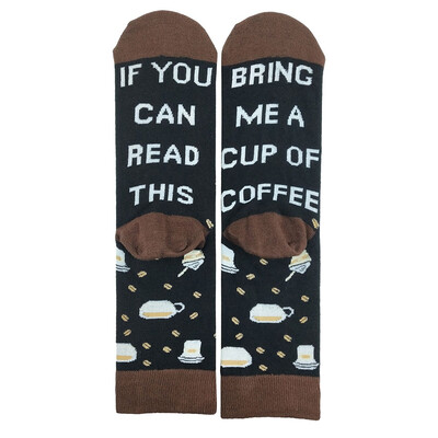 

Personalised Socks Letter Printed Socks If You Can Read This Bring Me A Coffee Beer Food Socks Funy Socks Unisex Socks