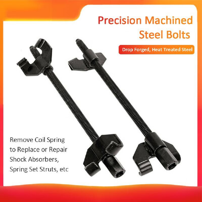 

14" Coil Spring Compressor Heat-Treated Steel Shock Absorber Screw Heavy Duty Strut Auto Suspension Remover Installer Tool