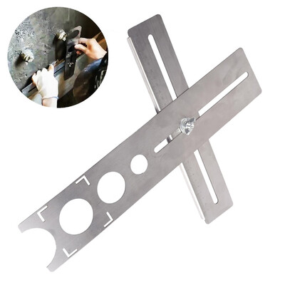 

〖Follure〗Portable Stainless Steel Ceramic Tile Hole Locator Universal Punching Tool